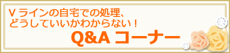 Vラインの自宅での処理どうしていいかわからない！　Q&Aコーナー